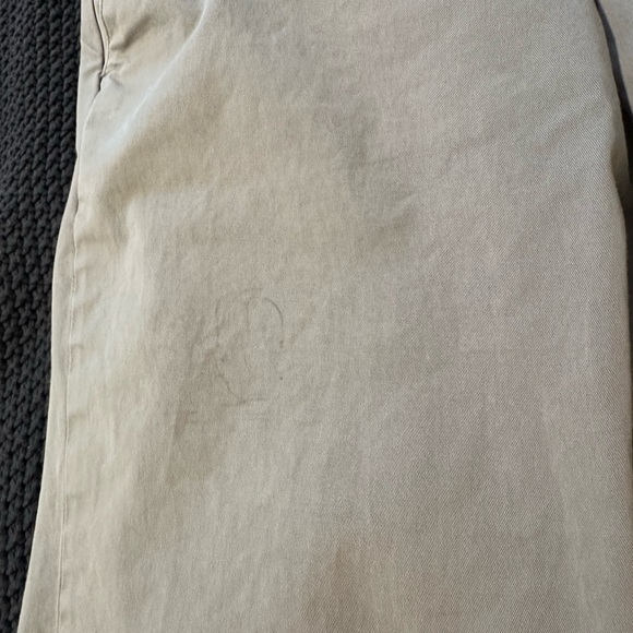 A.P.C. Pants Mens 33 Chino Casual Flat Front Straight Slim Beige - Picture 3 of 9